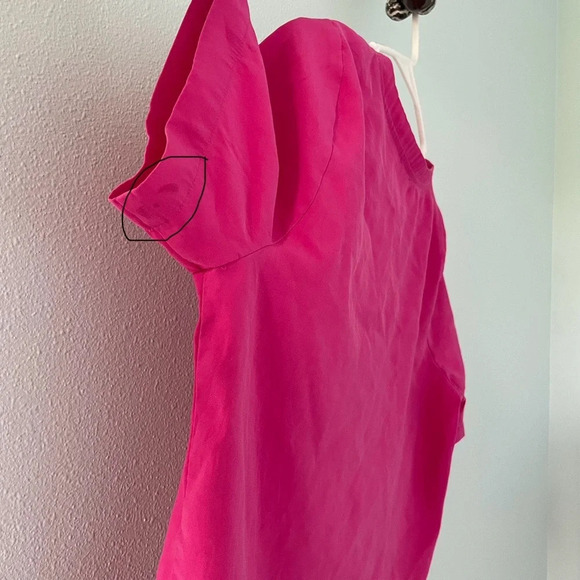 Good American pink tee size 2 medium - Picture 5 of 6